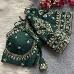 Mumtaz Royal Jodha Style Bridal Blouse – Vichitra Silk Edition