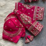 Mumtaz Royal Jodha Style Bridal Blouse – Vichitra Silk Edition