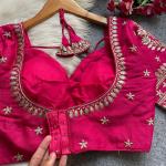 Mumtaz Royal Jodha Style Bridal Blouse – Vichitra Silk Edition