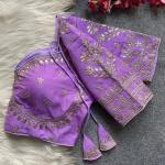 Mumtaz Royal Jodha Style Bridal Blouse – Vichitra Silk Edition