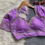 Mumtaz Royal Jodha Style Bridal Blouse – Vichitra Silk Edition