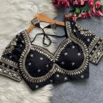 Mumtaz Royal Jodha Style Bridal Blouse – Vichitra Silk Edition