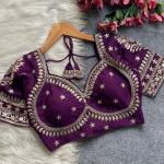 Mumtaz Royal Jodha Style Bridal Blouse – Vichitra Silk Edition