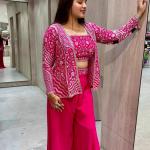 Rani Noor Chinon Silk Koti Palazzo Set