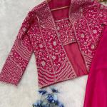 Rani Noor Chinon Silk Koti Palazzo Set