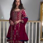 Zehra Chinnon Silk Pakistani Suit Set