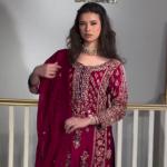 Zehra Chinnon Silk Pakistani Suit Set