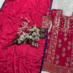 Zehra Chinnon Silk Pakistani Suit Set