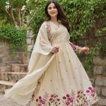 Saheli Chanderi Silk Handwork Suit Set – Premium 3 Piece Collection