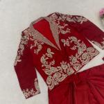 Rangoli Silk Koti Dhoti Lehenga Set  Boutique Style Embroidered Lehenga with Blouse & Koti