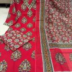Saanvi Premium Jaipuri Cotton Kurti Set – 3 Piece Comfort Collection