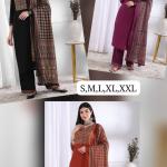 Rangriti Reyon Slub Kurti Set – 3 Color Collection Reyon Slub Kurti with Pant & Printed Chanderi Dupatta