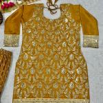 Noor Chinnon Silk Designer Sharara Set