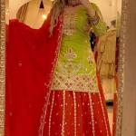 Meher Chinnon Silk Designer Plazzo Set Embroidered Party Wear Top, Plazzo & Dupatta