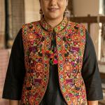 Rivaan Mirror Work Cotton Ethnic Jacket