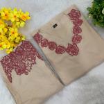 Royale Embroidered Rayon Cord Set Premium Party Wear Top & Palazzo Set