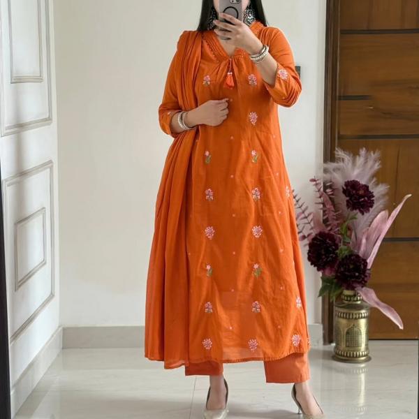 Aarohi Premium Jaipuri Cotton Kurti Set – Summer Comfort Collection