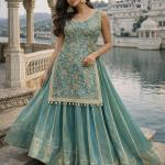 Rajwada Flare Silk Lehenga Set Long Choli Collection