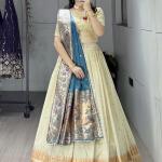 Ved Paithani Silk Lehenga Choli Set – Maharashtrian Heritage Collection