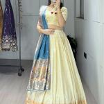 Ved Paithani Silk Lehenga Choli Set – Maharashtrian Heritage Collection