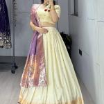 Ved Paithani Silk Lehenga Choli Set – Maharashtrian Heritage Collection