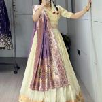 Ved Paithani Silk Lehenga Choli Set – Maharashtrian Heritage Collection