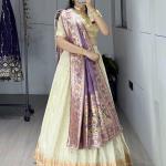 Ved Paithani Silk Lehenga Choli Set – Maharashtrian Heritage Collection