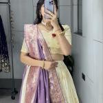 Ved Paithani Silk Lehenga Choli Set – Maharashtrian Heritage Collection