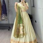 Ved Paithani Silk Lehenga Choli Set – Maharashtrian Heritage Collection