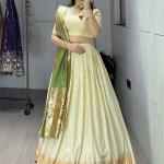 Ved Paithani Silk Lehenga Choli Set – Maharashtrian Heritage Collection
