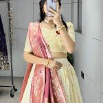 Ved Paithani Silk Lehenga Choli Set – Maharashtrian Heritage Collection