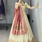 Ved Paithani Silk Lehenga Choli Set – Maharashtrian Heritage Collection