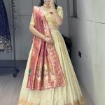 Ved Paithani Silk Lehenga Choli Set – Maharashtrian Heritage Collection