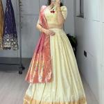 Ved Paithani Silk Lehenga Choli Set – Maharashtrian Heritage Collection