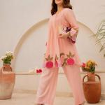 Mul Chanderi Embroidered Cord Set – Premium Edition