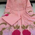 Mul Chanderi Embroidered Cord Set – Premium Edition