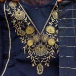 Satori Royale Silk Embroidered Suit Set  Premium Festive Kurta, Pant & Banarasi Dupatta