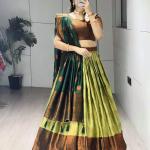 Rajsi Silk Pattu Lehenga Choli Set – Zari Weaving Collection (GRTN8135)