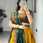 Rajsi Silk Pattu Lehenga Choli Set – Zari Weaving Collection (GRTN8135)