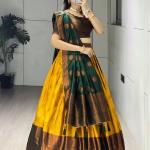Rajsi Silk Pattu Lehenga Choli Set – Zari Weaving Collection (GRTN8135)