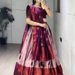 Rajsi Silk Pattu Lehenga Choli Set – Zari Weaving Collection (GRTN8135)