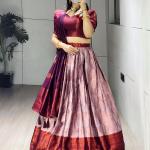 Rajsi Silk Pattu Lehenga Choli Set – Zari Weaving Collection (GRTN8135)