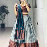 Rajsi Silk Pattu Lehenga Choli Set – Zari Weaving Collection (GRTN8135)