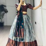 Rajsi Silk Pattu Lehenga Choli Set – Zari Weaving Collection (GRTN8135)