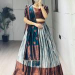 Rajsi Silk Pattu Lehenga Choli Set – Zari Weaving Collection (GRTN8135)