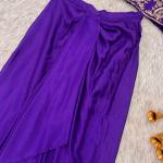 Noor Faux Georgette Embroidered Dhoti Suit Set Designer Top, Dhoti Salwar & Dupatta