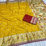 Rajshree Paithani Tissue Silk Zari Saree