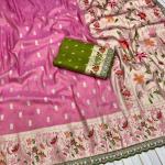 Rajshree Paithani Tissue Silk Zari Saree
