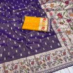 Rajshree Paithani Tissue Silk Zari Saree