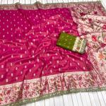 Rajshree Paithani Tissue Silk Zari Saree